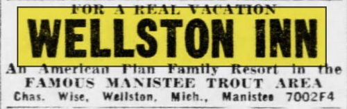 Wellston Inn - May 1950 Ad (newer photo)